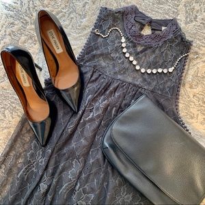 Gray Lace Altar’d State Dress